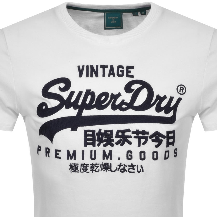 Alternative Image for ProductSuperdry Vintage Logo T Shirt White2